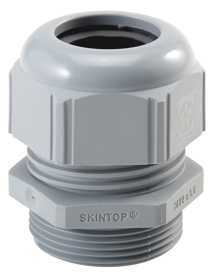100St. Lapp 53111010 Kabelverschraubung SKINTOP SKINTOP ST-M 16x1,5 RAL7001, silbergrau