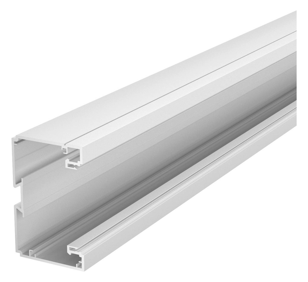 2m OBO Bettermann 6132722 Geräteeinbaukanal SIGNA BASE 70x110 9010, PVC, reinweiß, RAL 9010 BRK 70110 rws