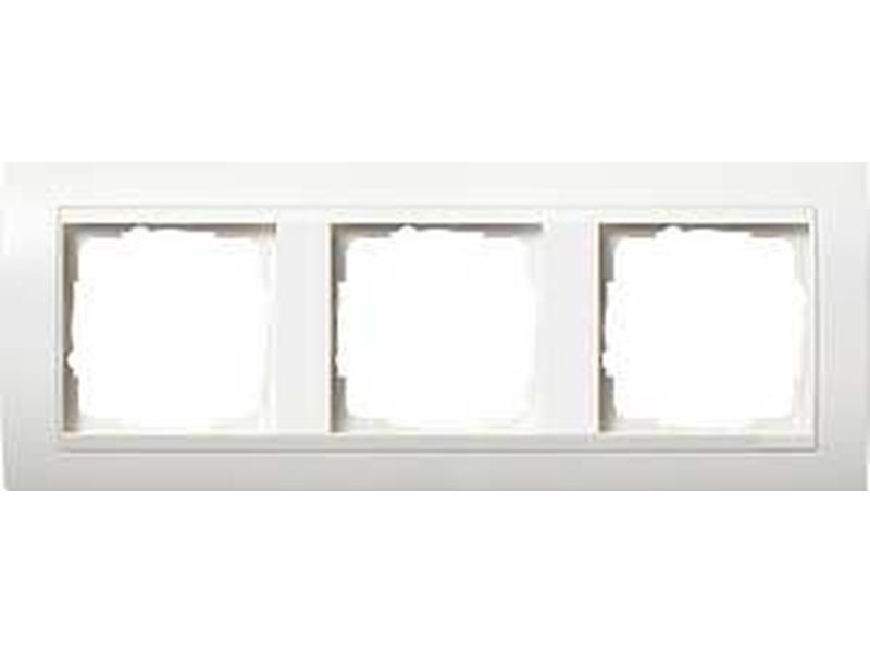 1St. Gira 0213803 Rahmen 3fach für Reinweiß Gira Event Reinweiß