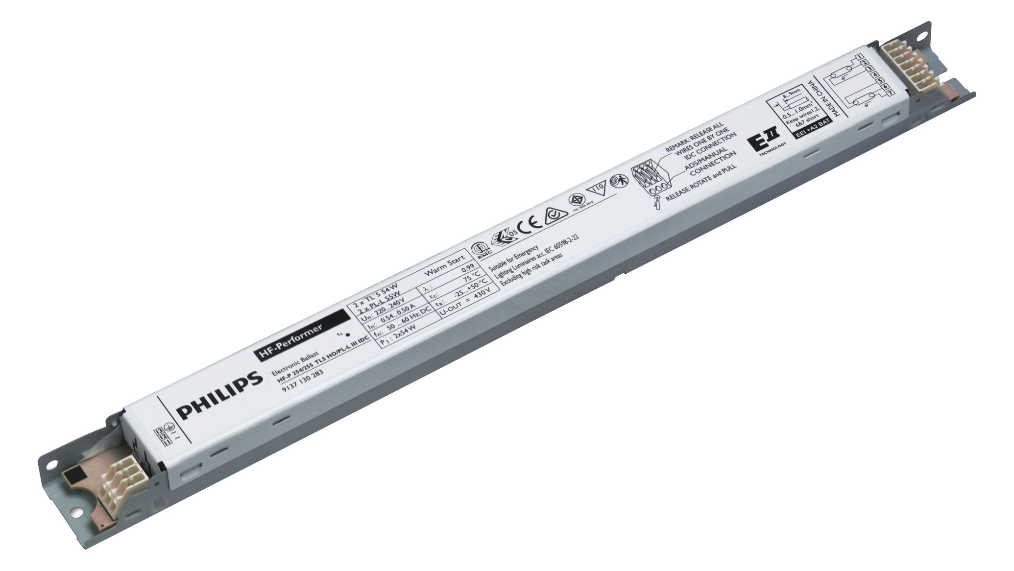 1St. Philips HF-P 2 24/39 TL5 III Ballast - HF-PERFORMER III für TL5 Lampe