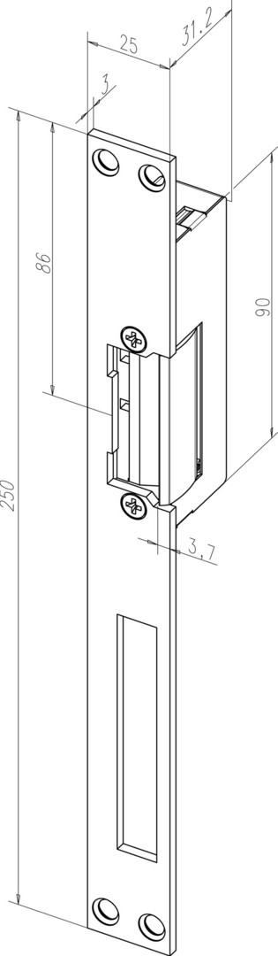 1St. Assaabloy 14E-02135D11 14 E HZ EST, 6-12 V GS/WS UNIVERSAL 14E02135D11 14E-02135D11