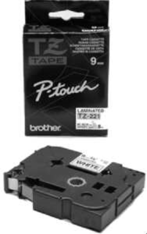 1St. Brother TZE-221 TZE221 BESCHRIFTUNGSBAND 9MM