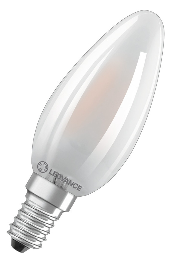 1St. Ledvance LED CLASSIC B P 4W 827 FIL FR E14 470lm 2700K LED-Minikerze