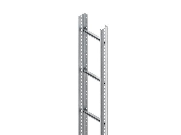 3m Niedax STL60.603/3 Steigetrasse, 60x600x3000 mm, Sprossenabstand 300 mm, 1 kN, t=1,5 mm, Stahl, bandverzinkt DIN EN 10346 STL 60.603/3