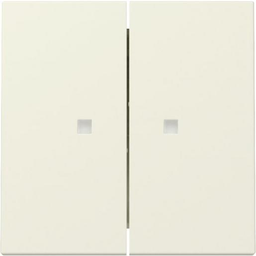 1St. Gira 363101 Wippe 2-fach Kontrollfenster System 55 cremeweiß glänzend