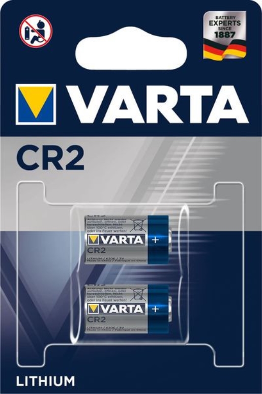 1St. HUECKMAN PROFESSIONAL CR2 2er Professional Lithium Varta CR2, 2er Blister