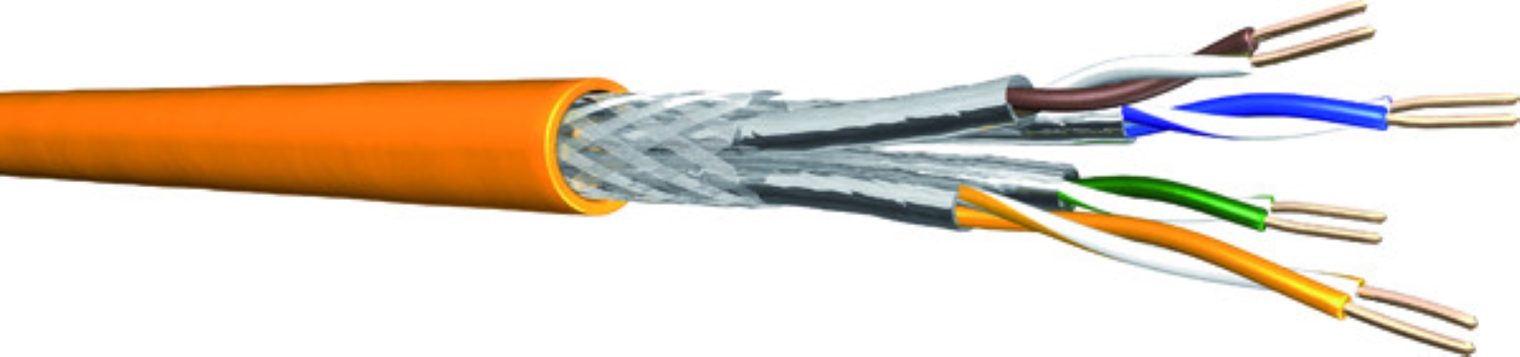 500m Draka UC900 SS23 Cat.7 S/FTP 4P Ccas1d1a1 500D