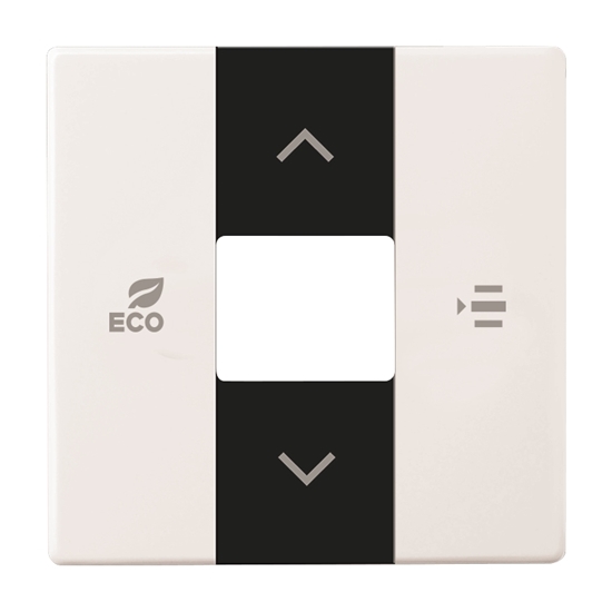 1St. Busch-Jaeger 6236-84 Zentralscheibe, für Fan Coil-Regler Busch-free@home studioweiß