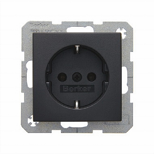 1St. Berker 47431606 Steckdose B.3/B.7 anthrazit matt