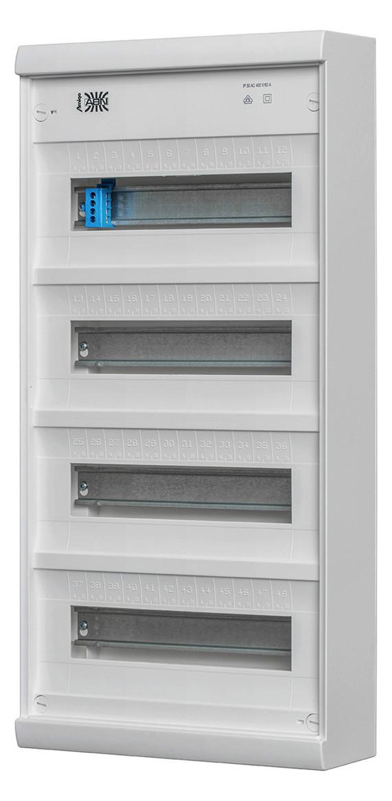 1St. ABN A48A AMIGO Aufputz-Kleinverteiler 4x12(+2) TE -IP30-