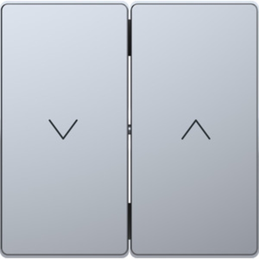 1St. Merten MEG3855-6036 Wippe für Rollladenschalter und -taster, Edelstahl, System Design