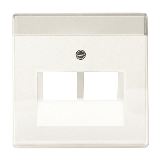 1St. Busch-Jaeger 1803-02-84 Zentralscheibe für UAE 2-fach carat studioweiß