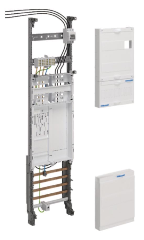 1St. Hager ZH3EZ10PN Komplettfeld BKE-I 1ZP PV-Über/Kas 10mm
