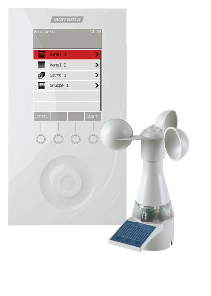 1St. WAREMA 1002840 Wisotronic 1-Kanal weiß mit Wetterstation