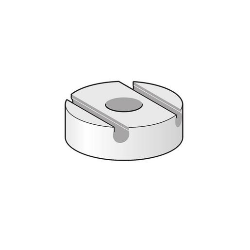 100St. Pflitsch GKMS2x3 PVDF Gitterkanal Montagescheibe PVDF D=20x6