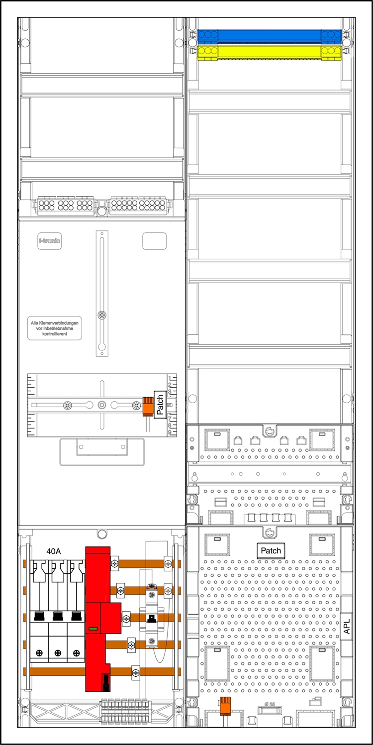 1St. F-Tronic 3HZ721APZRFZ40B6ÜS 3HZ721APZRFZ40B6ÜS, 1 ZP, 1 VAPZRFZ inkl. APL, SLS 40A, SPVGB6, ÜSS, 2 PPV, 1 PL100 7190094