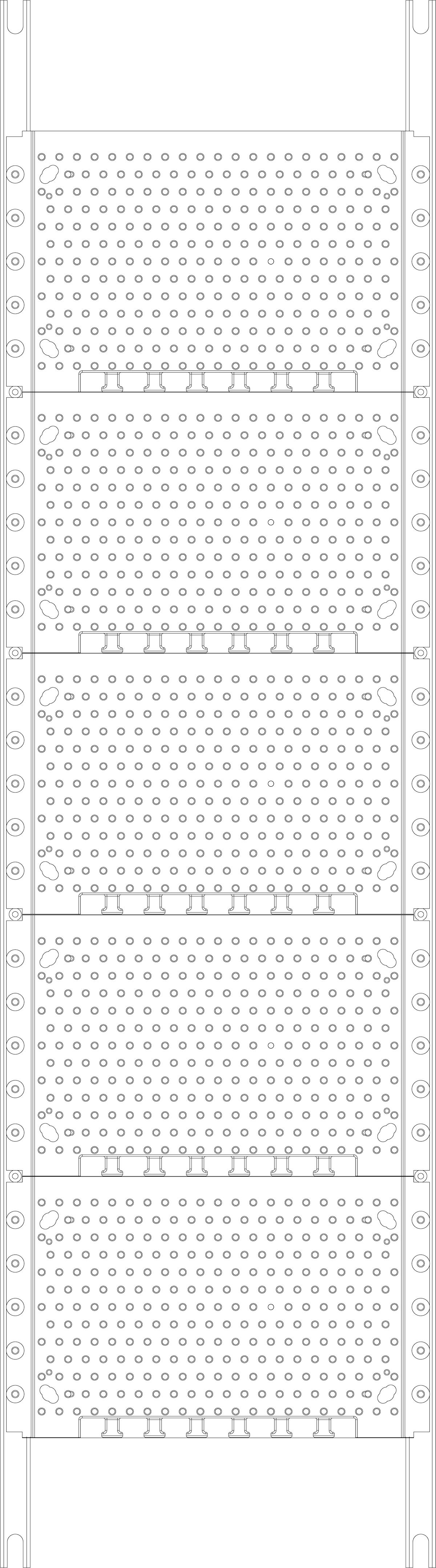 1St. F-Tronic KX6 Kommunikationsfeld KX6, 1-feldrig, H=900mm 7140196