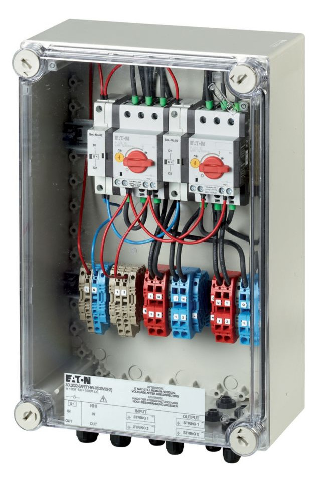 1St. EATON SOL30X2-SAFETY-MC4-U 168098 230V50Hz Feuerwehrschalter f.2Str. 30A