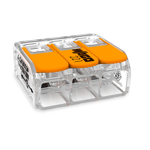 30St. Wago 221-613 3-Leiter-Klemme 3x6 für alle Leiterarten transparent 30St. Wago 221-613 3-Leiter-Klemme 3x6 für alle Leiterarten transparent...