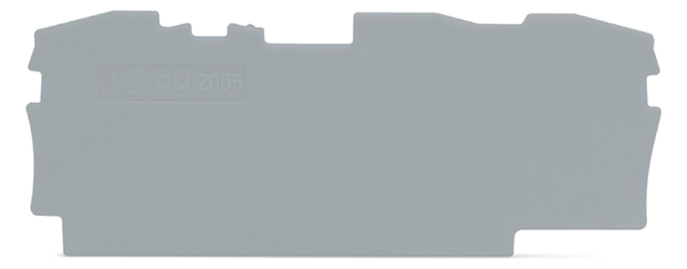 1St. Wago 2006-1391 Abschluss- und Zwischenplatte 1 mm dick