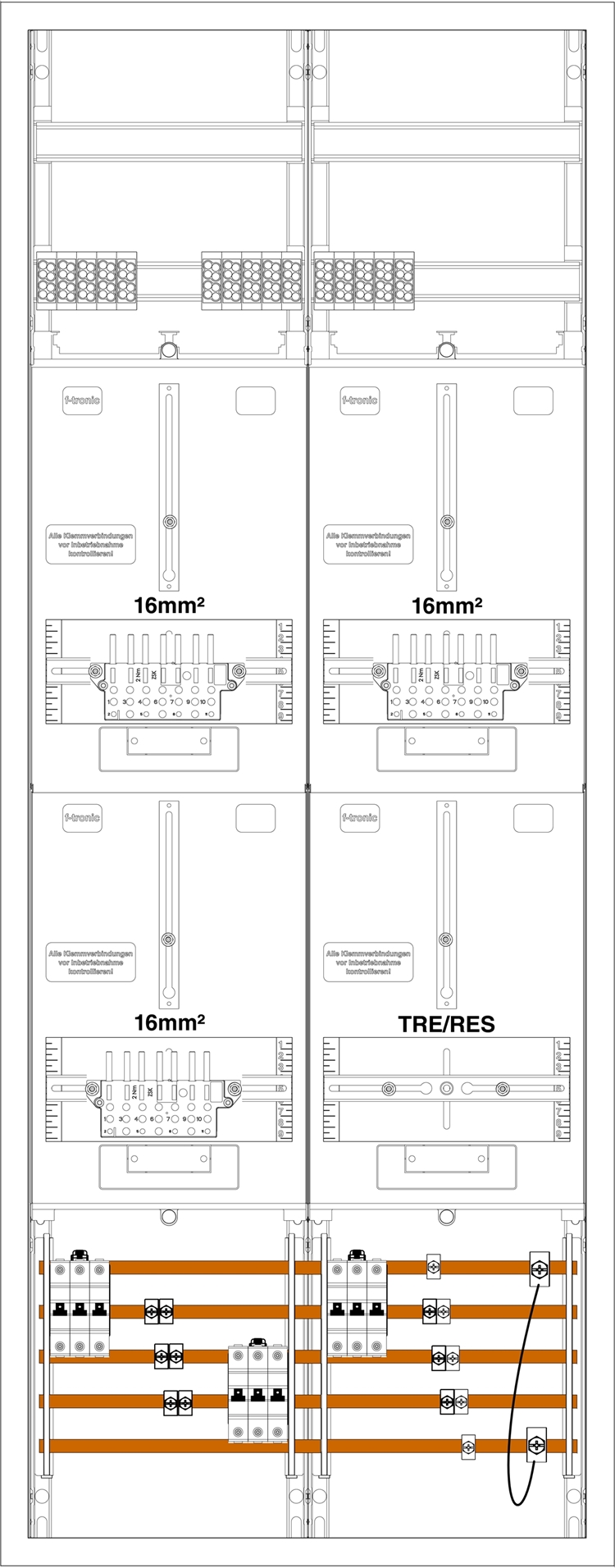 1St. F-Tronic ZL422-3-L116-40 ZL422-3-L116-40 - 3Z1R, mit ABB Vorautomaten 7199078