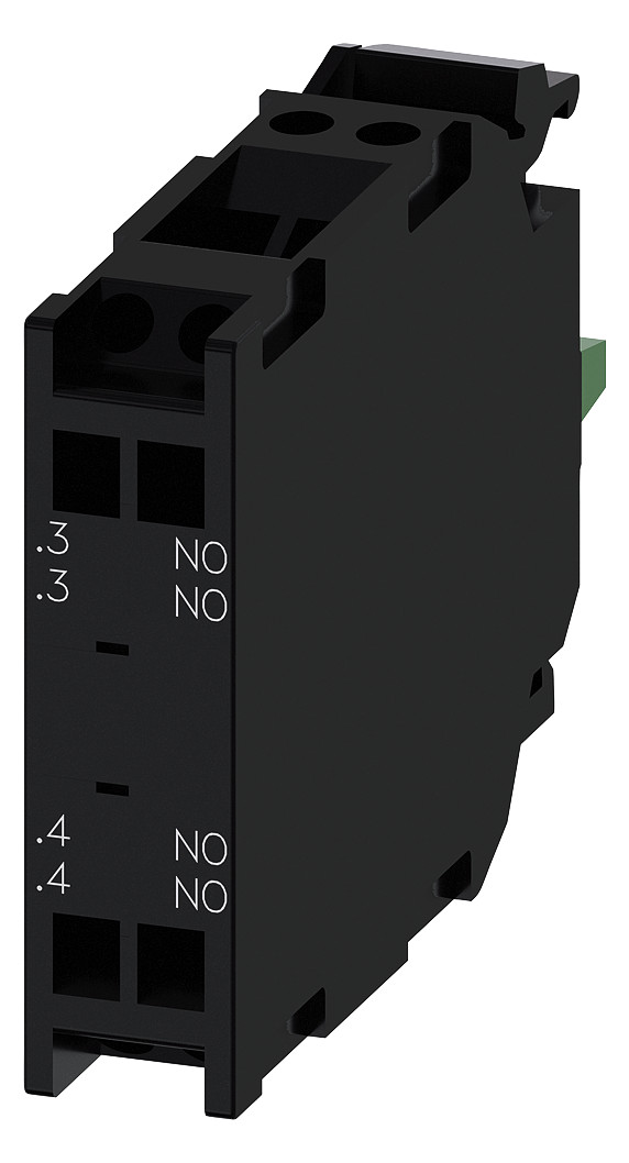 1St. Siemens 3SU1400-1AA10-3DA0 Kontaktmodul mit 2 Schaltgliedern, 2S