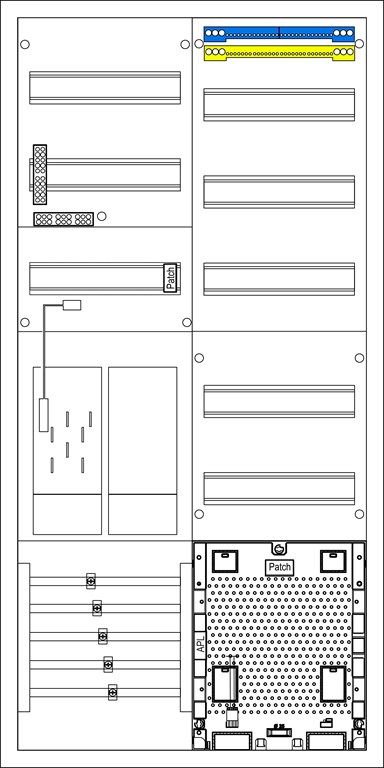 1St. F-Tronic EHZ54APZ EHZ54APZ, 1 ZP, 1 R, 1 V mit, APZ Platz, incl. APL-E-S, DS 7120830