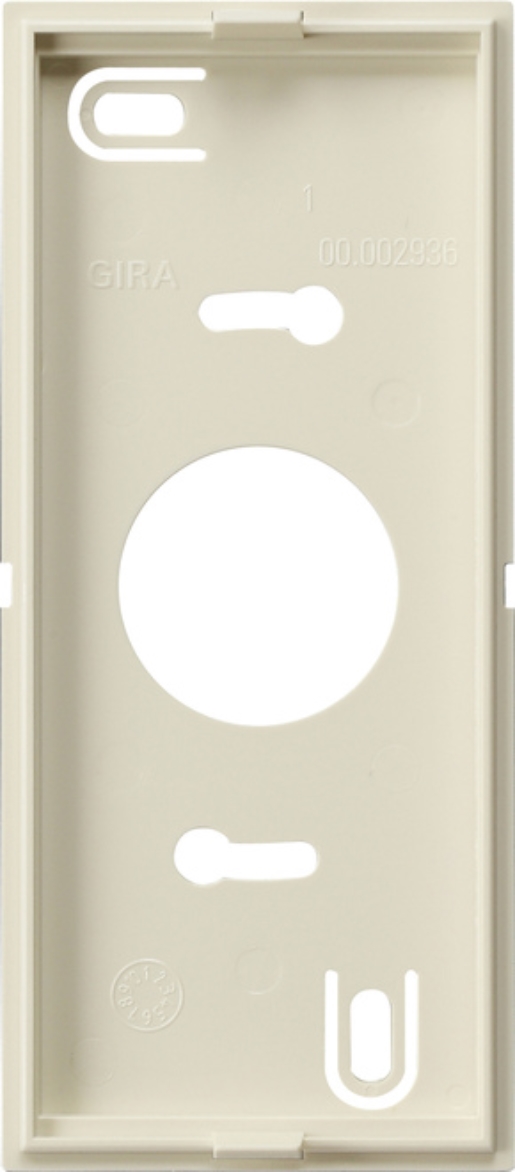 1St. Gira 850501 Montagepl. Wohnungsstation AP + Gong System 55 Cremeweiß