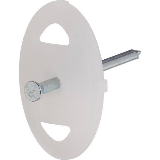 100St. NNSL30L50.01 Nagelscheibe oval mit Nagel 3,0x 50 mm