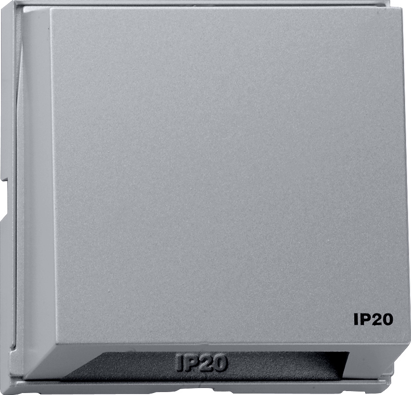 1St. Gira 116365 Adapterrahmen Haube steckb. TX_44 Farbe Alu