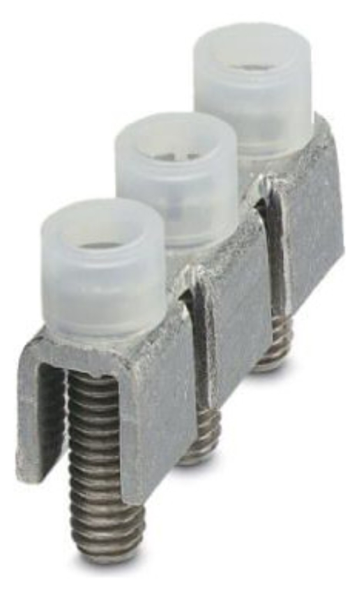 10St. Phoenix FBI 3-15 Feste Brücke Rastermaß: 15mm Polzahl: 3 silberfarben 0201278