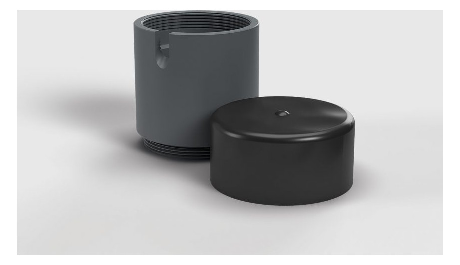 1St. BS BODENSTECKDO Regenschutz-Set 7701 Regenschutz-Set Tubus und Kappe