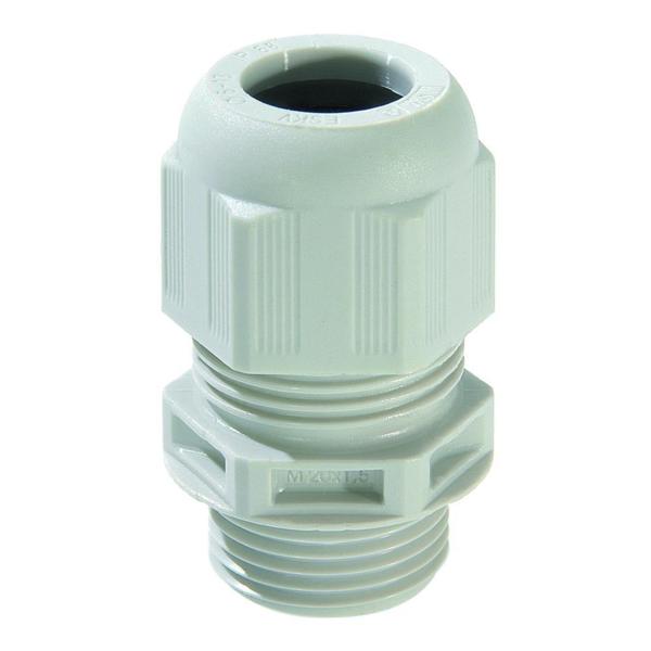 1St. Wiska 10066413 Kabelverschraubung ESKV25 lichtgrau M25 RAL7035, metrisch