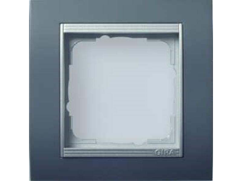 1St. Gira 021181 Rahmen 1fach für Farbe Alu Gira Event Anthrazit