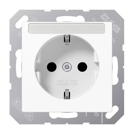 1St. Jung A1520BFKINAWW Schuko-Steckdose 16A  250V Berührungsschutz Schriftfeld bruchsicher A 1520 BFKINA WW 1St. Jung A1520BFKINAWW  Steckdose 16A  250V Berührungsschutz Schriftfeld bruchsicher A 1520 BFKINA WW