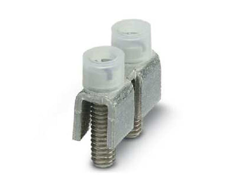 10St. Phoenix FBI 2-15 Feste Brücke Rastermaß: 15mm Polzahl: 2 silberfarben 0201333