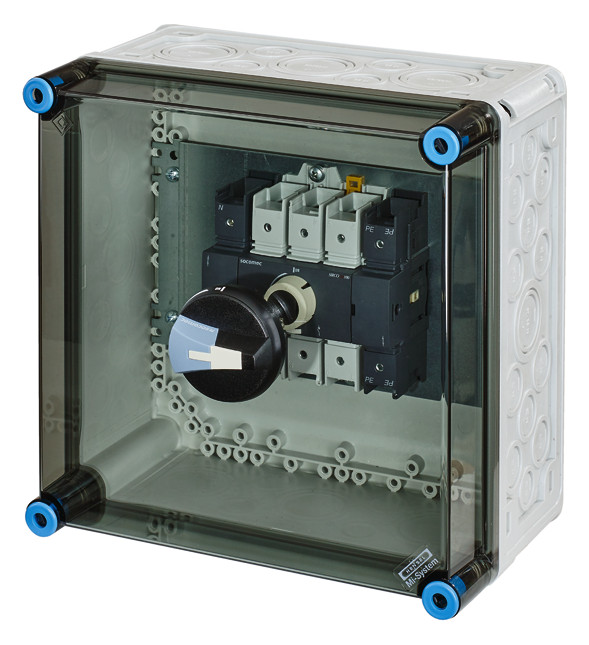1St. Hensel Mi 7213 Mi-Lastschaltergehäuse 100A, 3polig + PE + N 20001129 Mi7213