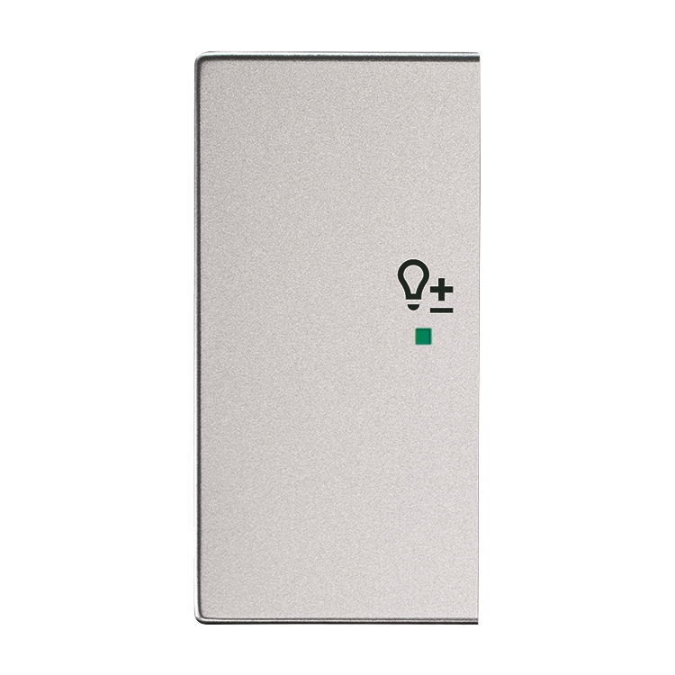 1St. Busch-Jaeger 6234-21-83 Wippe, 2-fach links, mit Symbol Dimmer Busch-free@home alusilber
