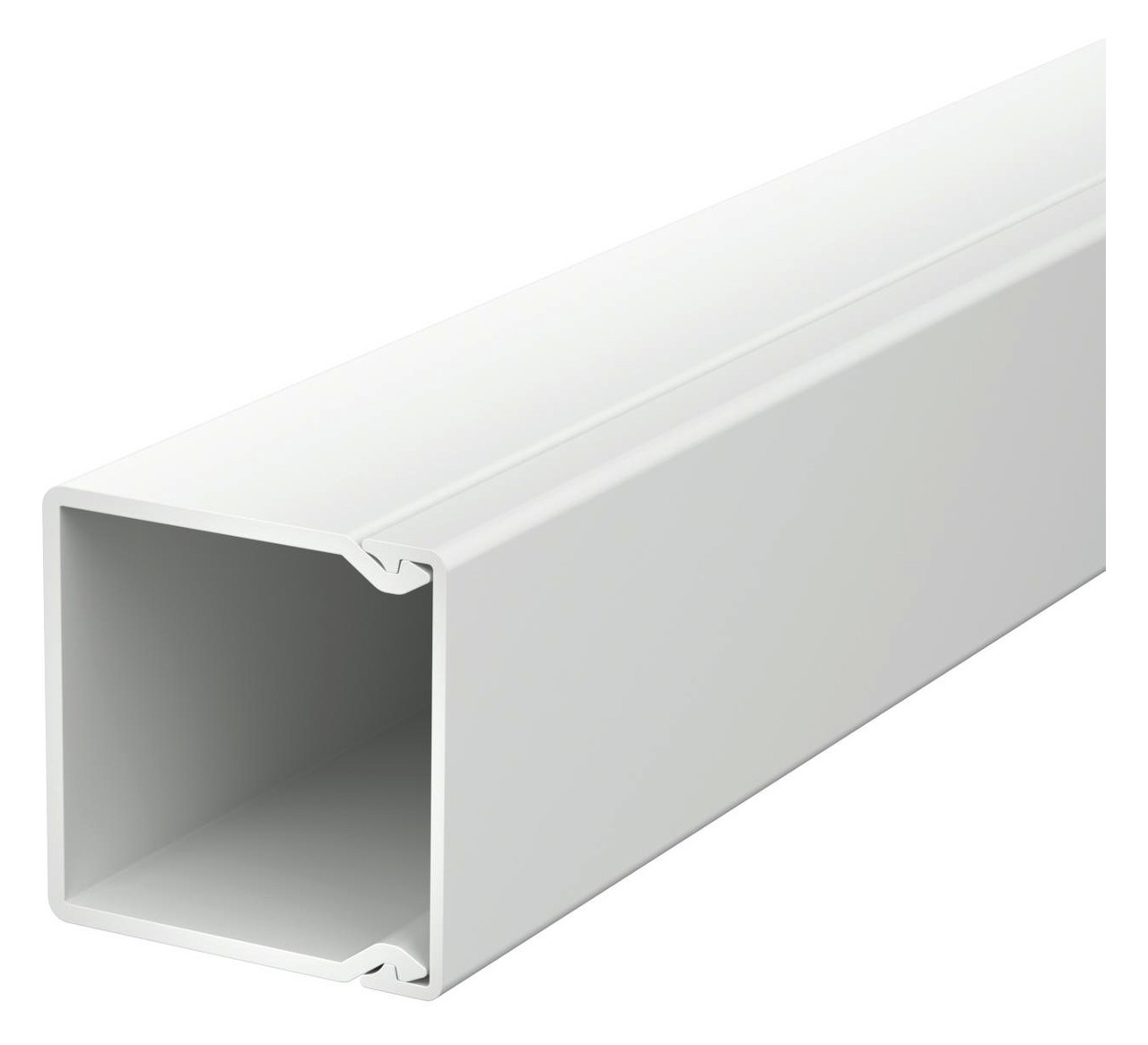 2m OBO WDK40040LGR Wand-u.Deckenkanal m.Bodenlochung 40x40x2000 PVC 6027016