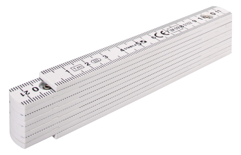 10St. Stabila 01704 Kunststoff- 1701704 Gliedermaßstab 1m Typ 1104 10Glieder