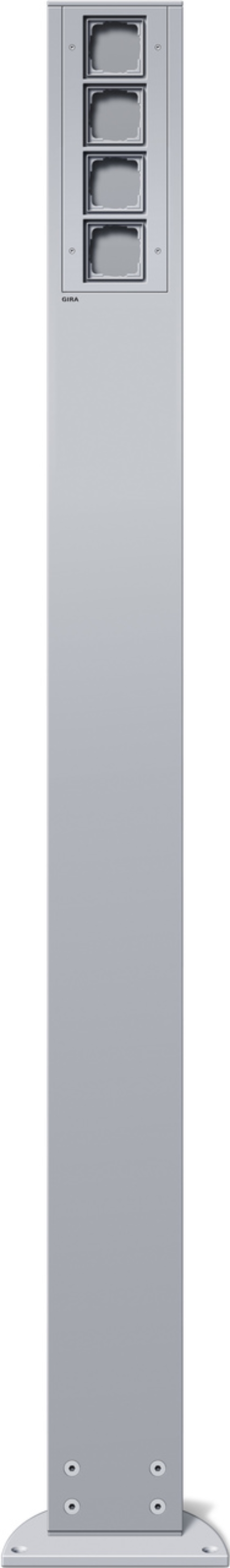 1St. Gira 135626 E-Säule 4x Leereinheit 1600 mm Energiesäule Farbe Alu