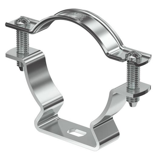 100St. OBO Bettermann ASL 733 53 ALU Abstandschelle mit Langloch 44-53mm, Alu