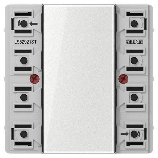 1St. Jung LS 52921 ST KNX Tastsensor-Modul Universal, 2fach