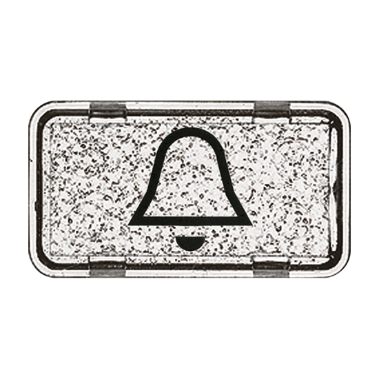 10St. Busch-Jaeger 2622 KI-101 Tastersymbol, Klingel Allwetter 44 (IP 44) glasklar