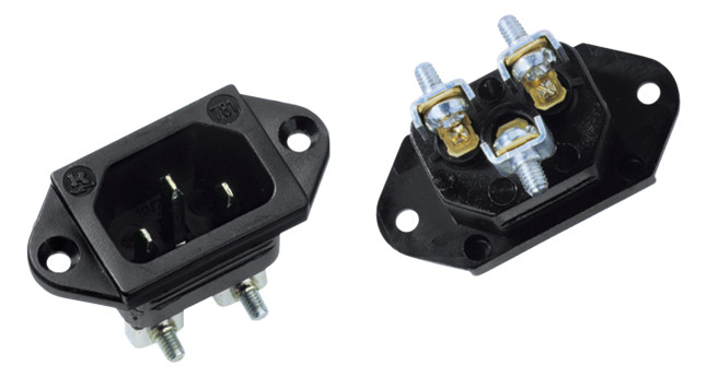 1St. Bachmann 917.170 Kaltgerätestecker 70 C sw,Inhalt:50Stück
