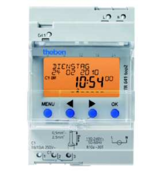 1St. Theben 6410100 Reiheneinbau-Jahreszeitschaltuhr 1 Kanal, OBELISK-Schnittstelle, 3 TE TR 641 top2