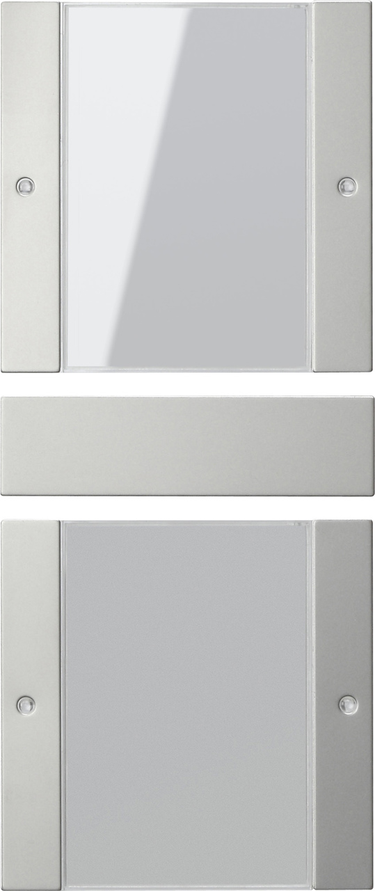 1St. Gira 2132600 Wippenset 2f (1+1) BSF System 55 Klar/Edelstahl