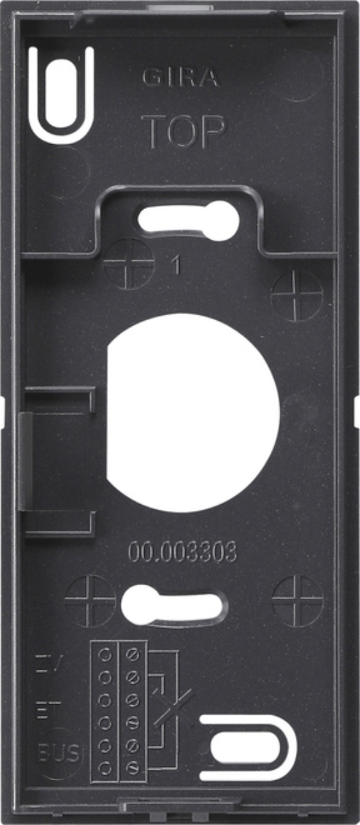 1St. Gira 851028 Montagepl. Wohnungsstation Video AP System 55 Anthrazit