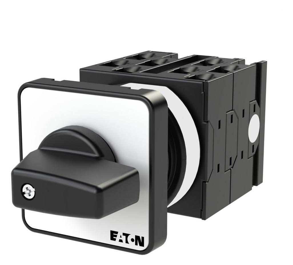 1St. Eaton 041222 Polumschalter, T0, 20 A, Einbau, 4 Baueinheit(en), Kontakte: 8, 60 , rastend, mit 0-Stellung, 0-1-2, Abwicklungsnummer 8440 T0-4-8440/E