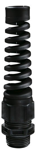 1St. Wiska ESKVS 16 4,5-10mm Kunststoffkabelverschraubung mit Knickschutz, lichtgrau